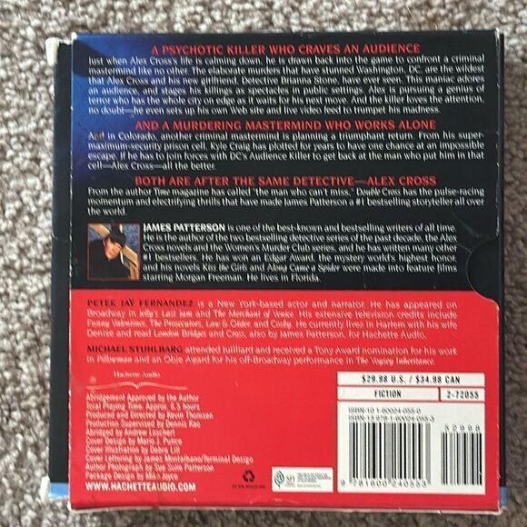 James Patterson “Double Cross” Book on CD! - Picture 2 of 7